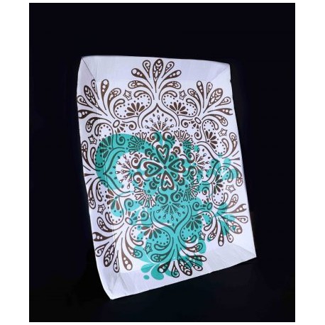 CHAROLA CARTON GDE DECO BCA CORRUF PZA