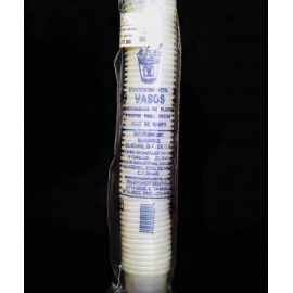 VASO PL.  4A CUEVAS 50PZS.