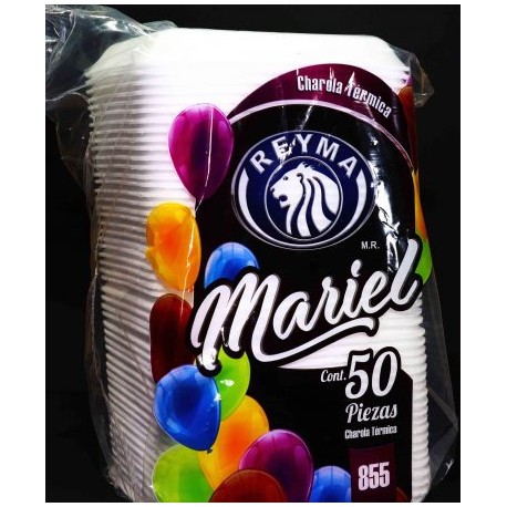 CHAROLA TERM. 855M. C/50PZS. MARIEL