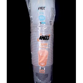 INIX – ENVASE 1 LITRO 32PP C/TAPA 25PZS