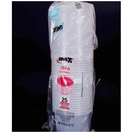 INIX – ENVASE 16PP, 500ML.C/TAP 25PZS.