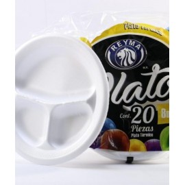 PLATO TERM.REYMA 8DIV.20PZS.
