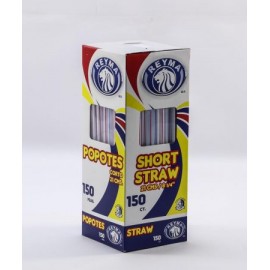 POPOTE CORTO 21 CM. REYMA C/150 PZ.