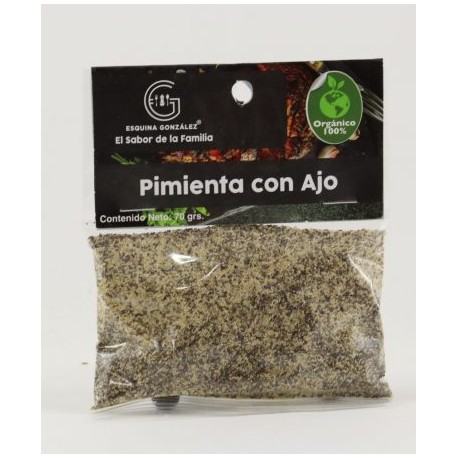 Esquina González – 1 Sobre de SAZONADOR PIMIENTA Y AJO 70 grs.