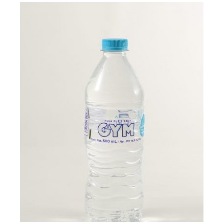 AGUA PURIFICADA GYM 500 ML. X PZA.