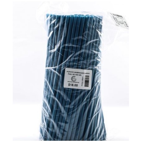 POPOTE SEMIRIGIDO 400G.LARGO DE COLOR