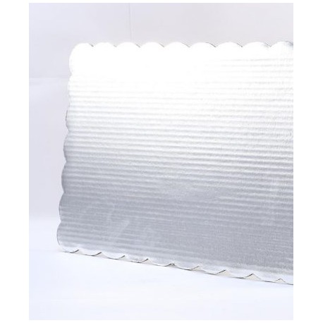 BASE DE CARTÓN RECT 25X35 PLATA