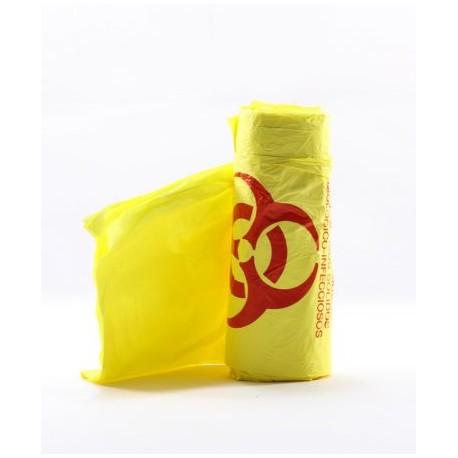 CAN LINER – BOLSA ROLLO COLOR AMARILLA 60X60 C/50