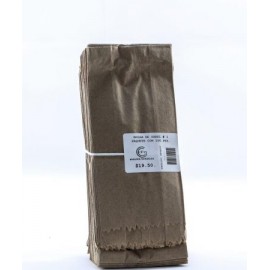 BOLSA DE PAPEL CAFÉ 1 C/100PZS.