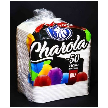 CHAROLA TÉRMICA REYMA 007 50 PZS