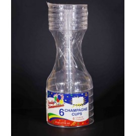 COPA CHAMPAGNE DESECHABLE C/6 PZS.