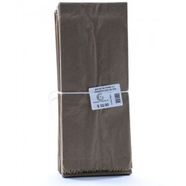 BOLSA DE PAPEL CAFÉ 4 C/100PZS.