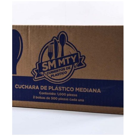 CUCHARA MEDIANA 1000PZS SMMTY