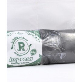 BOLSA GRANDE NEGRA BIODEGRADABLE. X KG.