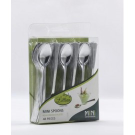 MINI CUCHARA PLATA C/48 PZS. PTE.