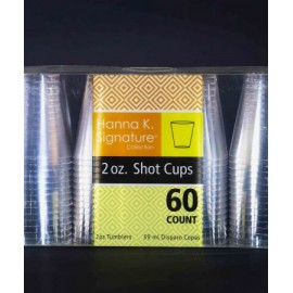 MINI SHOT TRANSPARENTE 2 OZ. C/60 PZS.