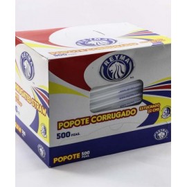 POPOTE CORRUGADO ESTUCHADO 500 PZS.