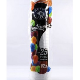 REYMA – ENVASE TÉRMICO 1/2L C/25PZS.