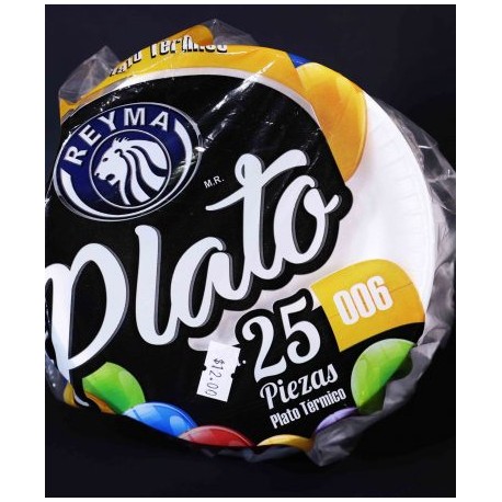 REYMA – PLATO TÉRMICO REDONDO 006 LISO